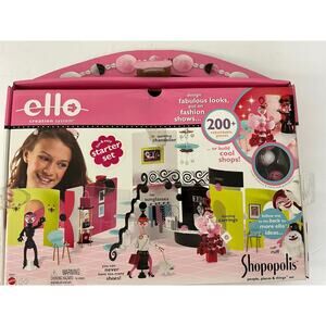 Ello Creation System: Shopopolis People, Places & Things Building Set Vintage